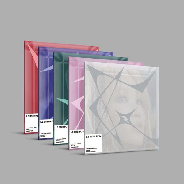Album LE SSERAFIM - SPAGHETTI [Compact Ver.] - Version CREMA SILVER - Kpop
